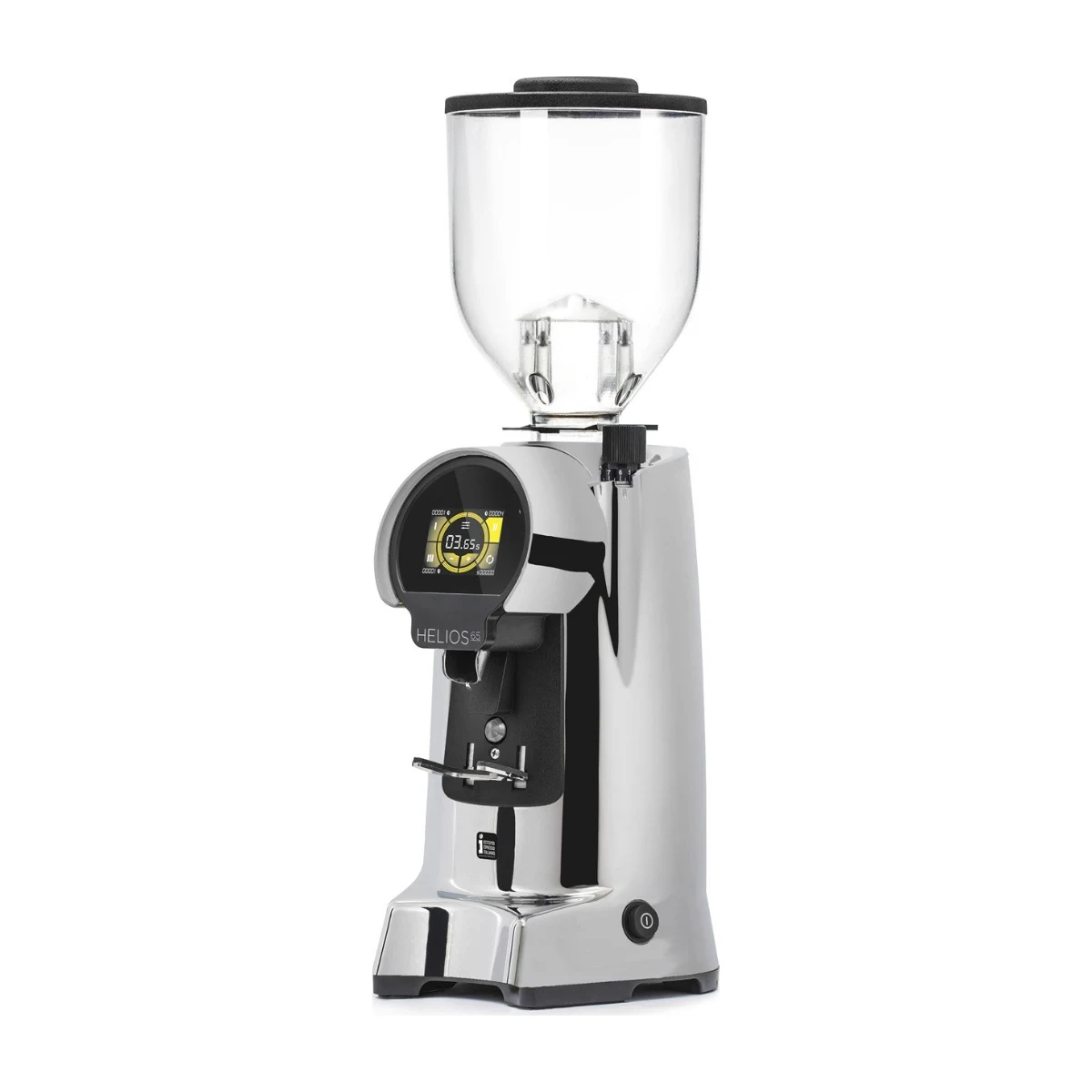 Eureka Helios 65E coffee grinder, chrome