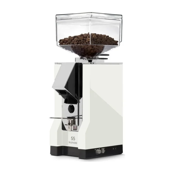 Eureka Mignon Silenzio coffee grinder, white