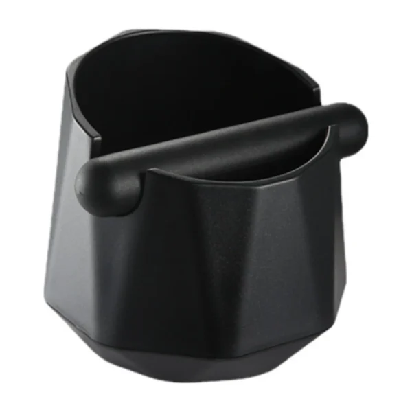 Faceted Coffee Knock Box, front three-quarter view