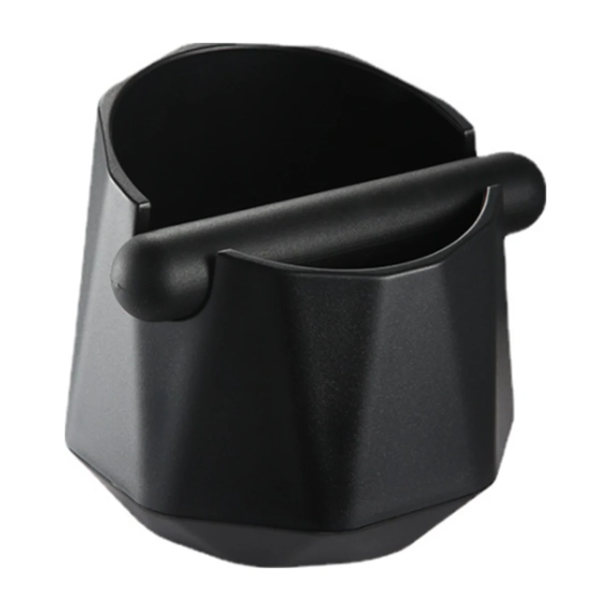 Faceted Coffee Knock Box, front three-quarter view