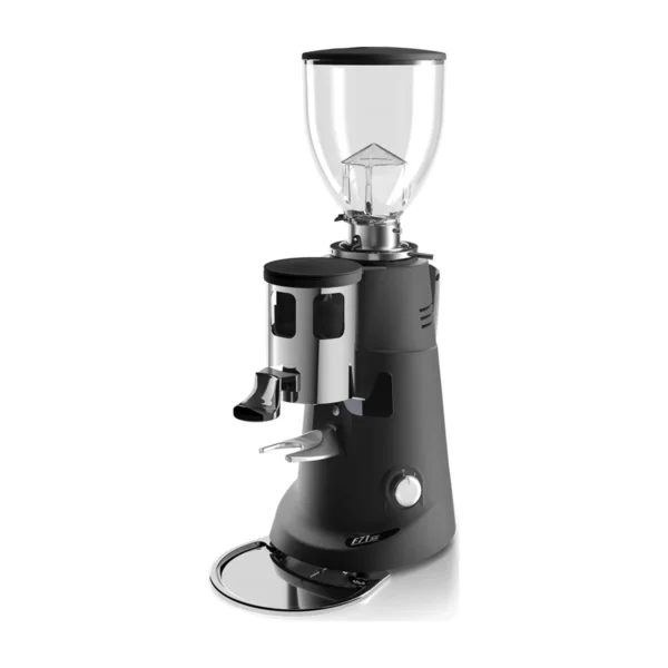 Fiorenzato F71 Auto coffee grinder, matte black, three-quarter view