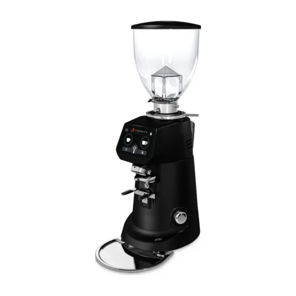 Fiorenzato F71 Electronic coffee grinder, black, three-quarter front view