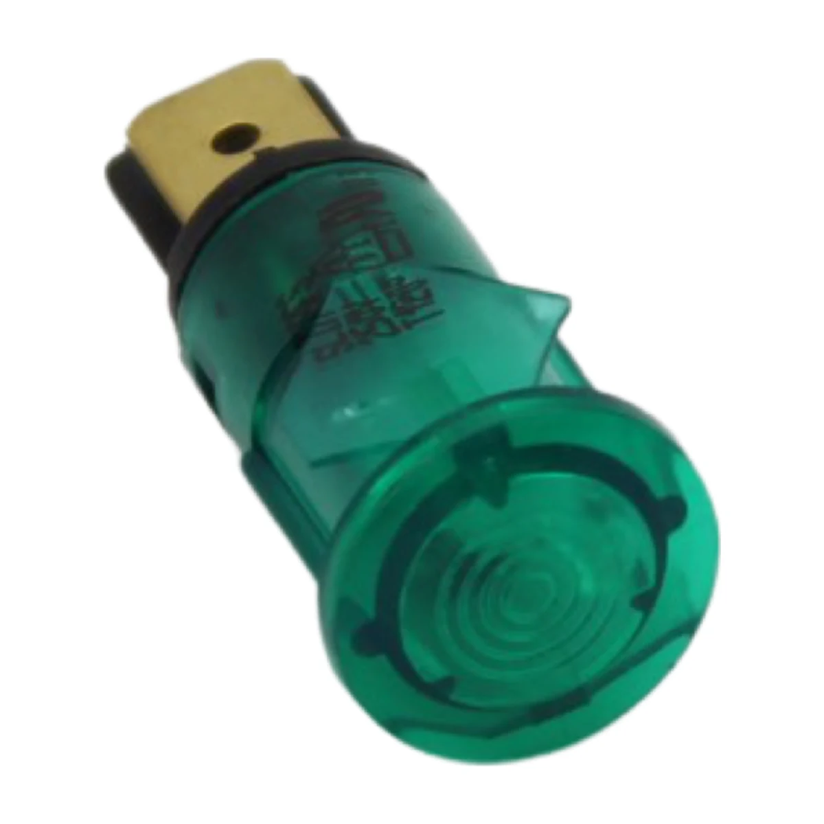 Green Indicator Light 250 V, lens front view