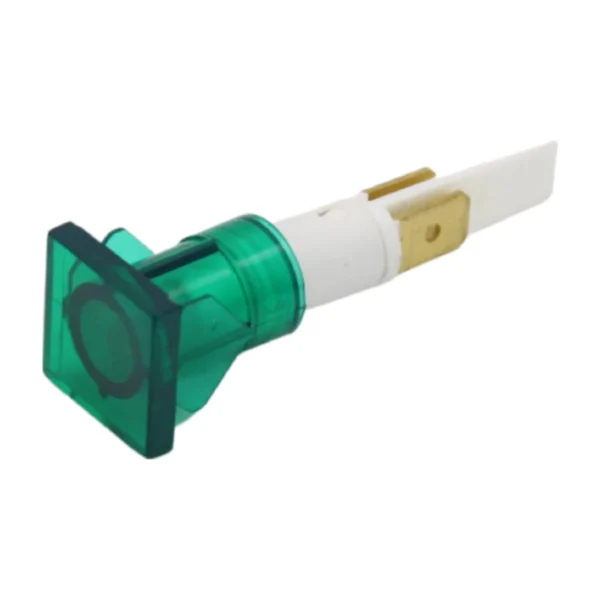 Green Indicator Light 400 V, angled view