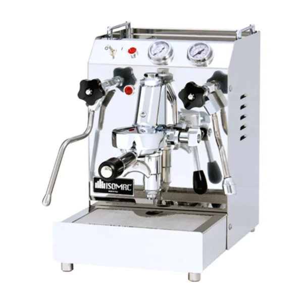 Isomac Tea Due, stainless steel, front view