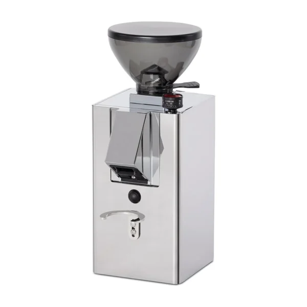 La Pavoni Kube Mill V2 coffee grinder, chrome