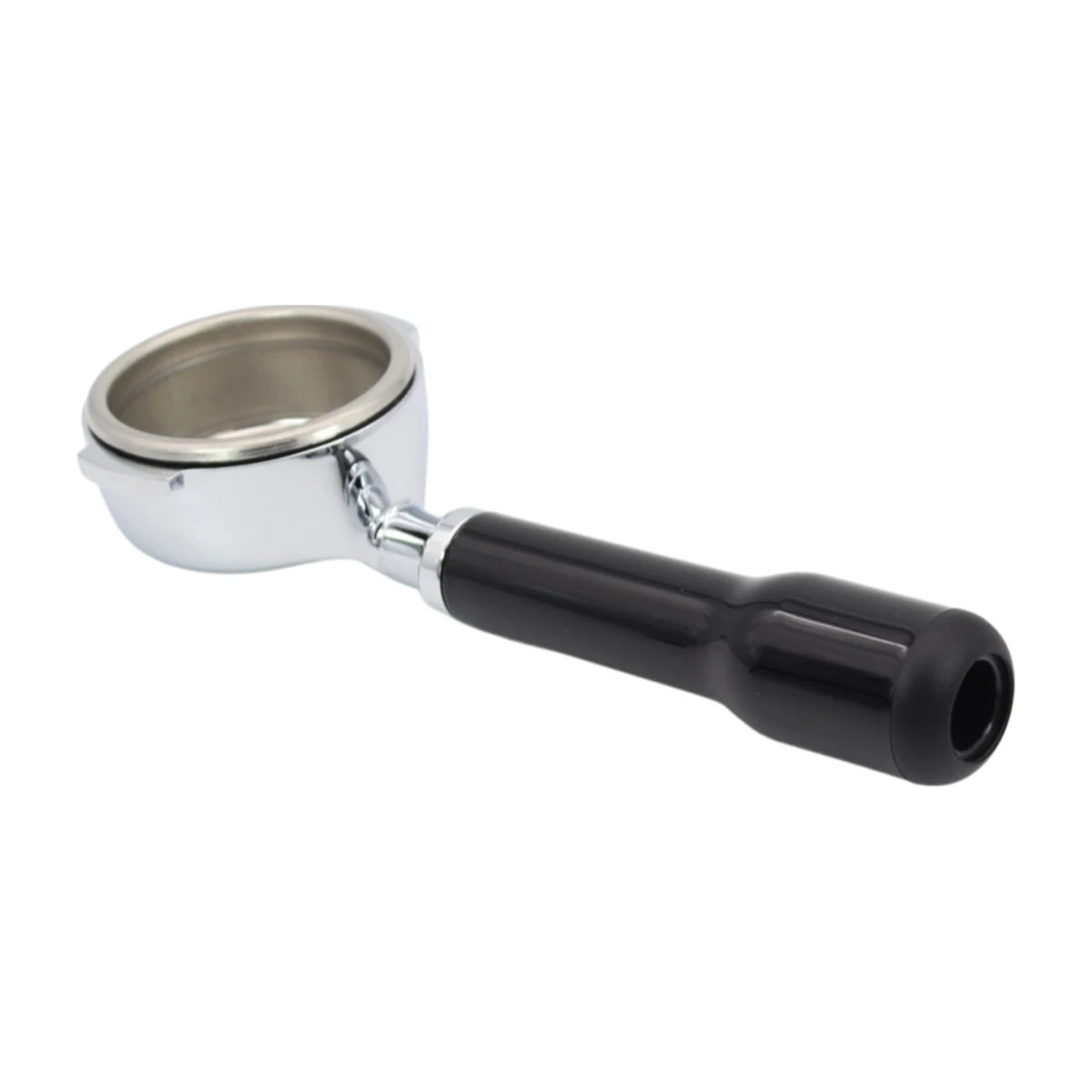 58 mm Bottomless Portafilter for Lelit Machines, handle view