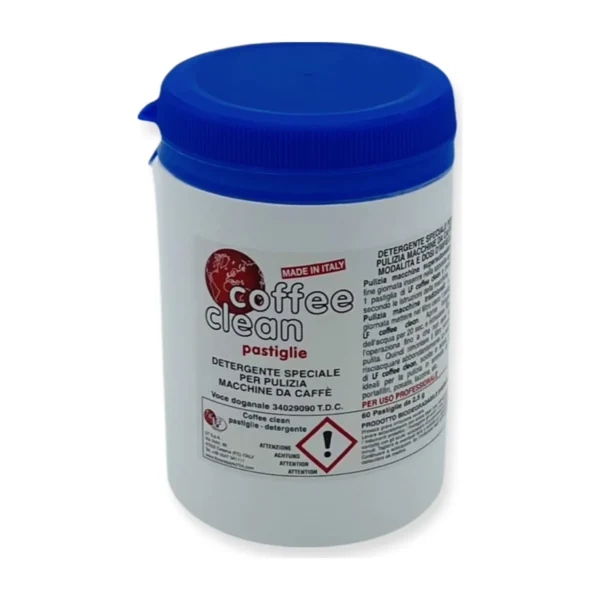 LF Coffee Clean Espresso Machine Cleaning Tablets, tub front