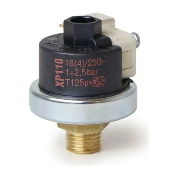 Ma-Ter XP110 Pressurestat 1–2.5 bar, XP110 label side