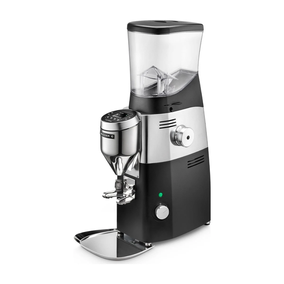 Mazzer Kold S Electronic coffee grinder, black, alternate view
