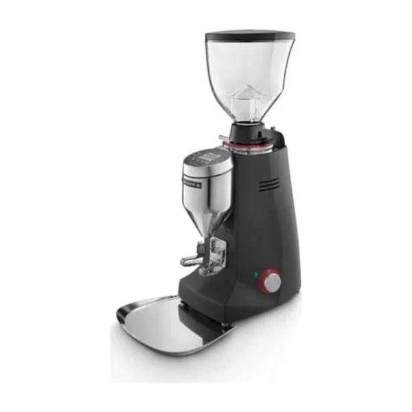 Mazzer Major VP coffee grinder, black, three-quarter view