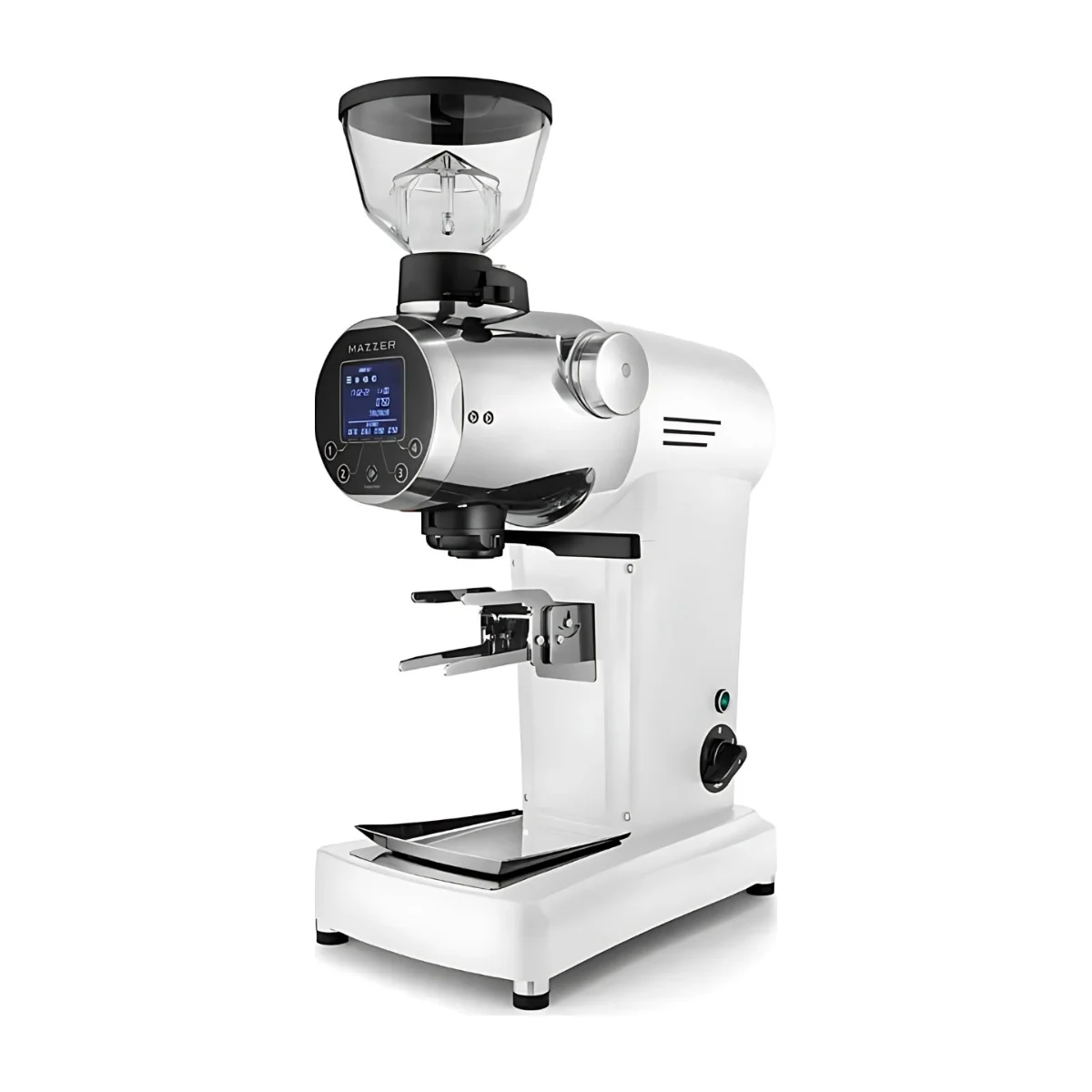 Mazzer ZM Plus coffee grinder, white finish