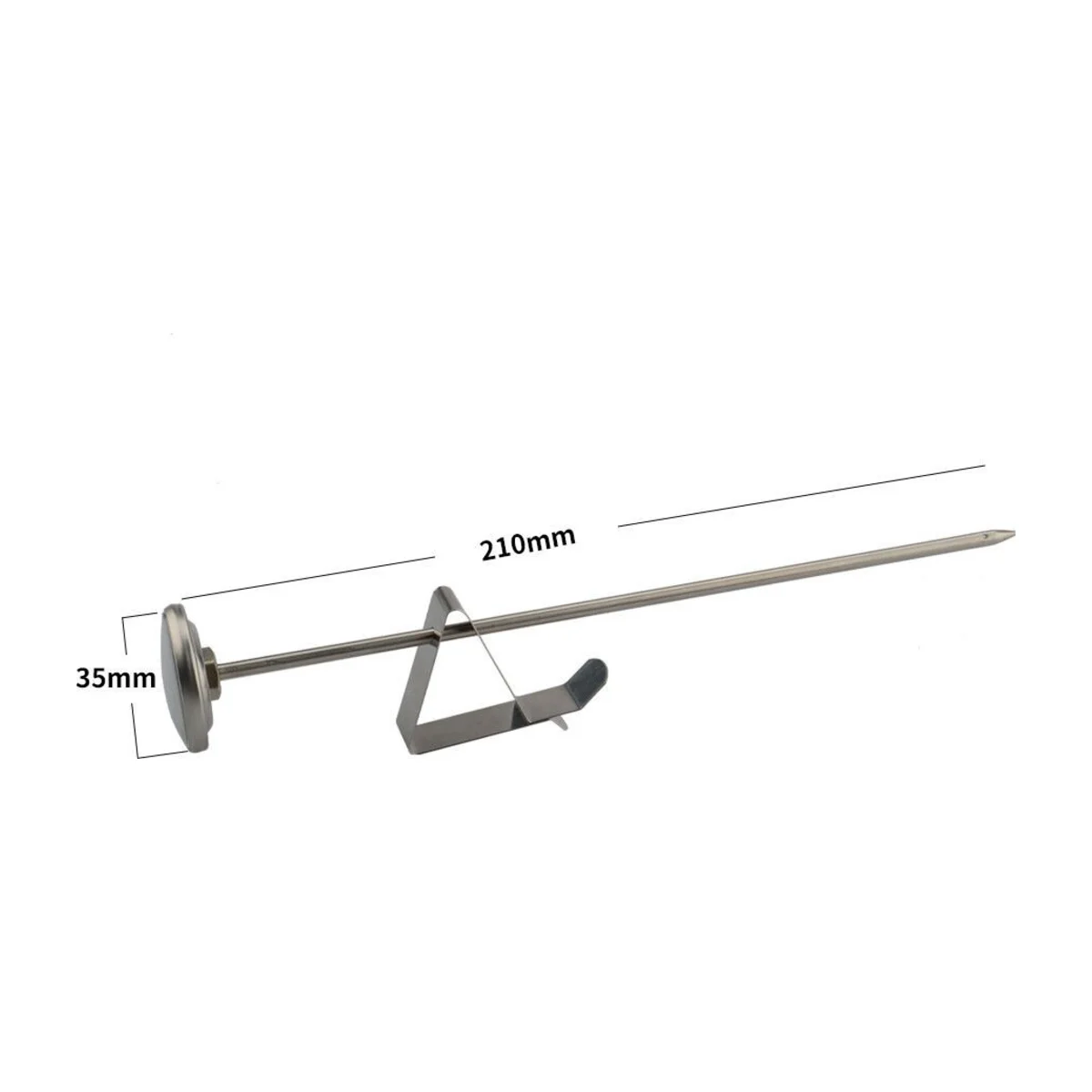 About 35 mm dial and 210 mm probe