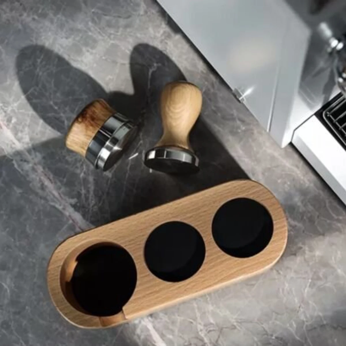 MOJAE 53 mm Tamper Station, top view