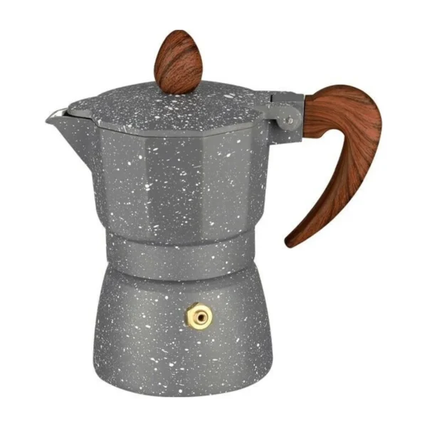 Moka Pot 3 or 6 Cup, front view