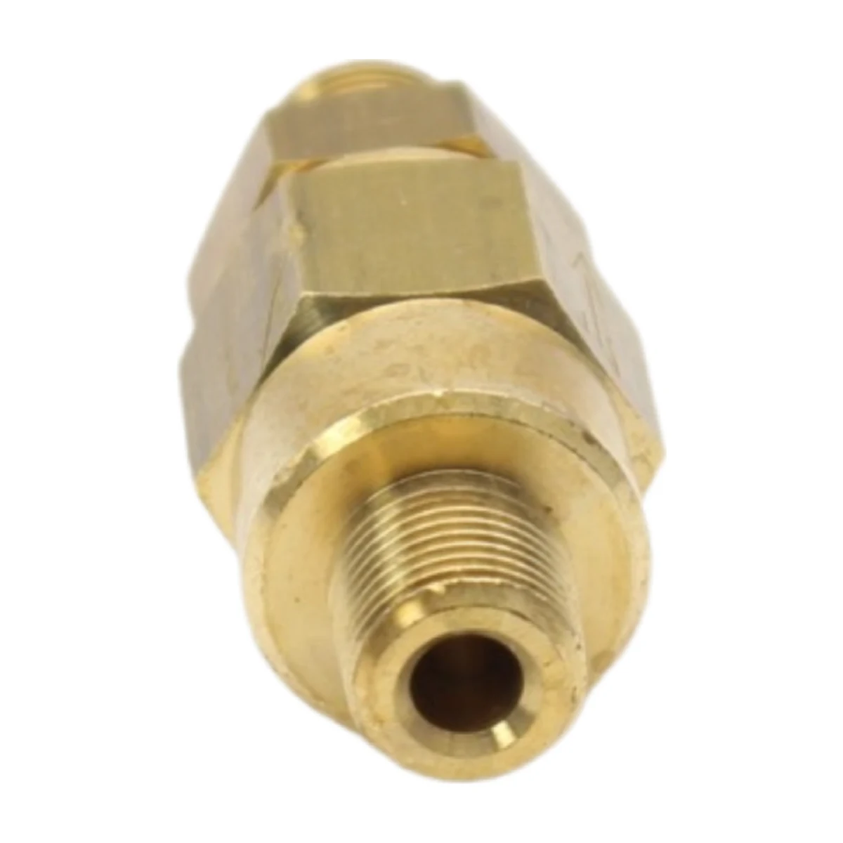 Non-Return Valve 1/8″ M × 1/8″ M, end view of thread