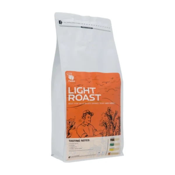 Panica Light Roast Coffee Beans 1 kg, 1 kg bag side view