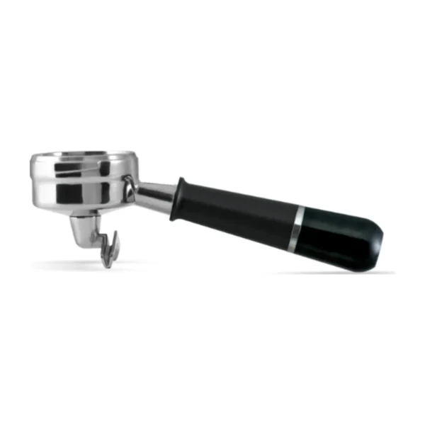 Pesado Double-Spout Portafilter, all black handle, main view