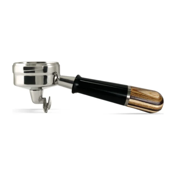 Pesado Double-Spout Portafilter, black & riga handle, main view