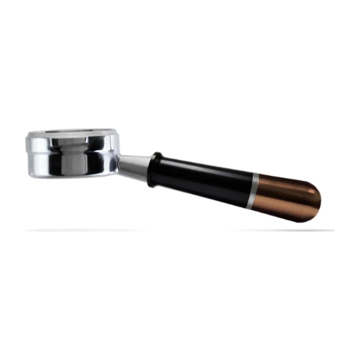Pesado Naked Portafilter, black & bronze handle, main view