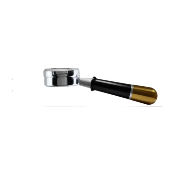 Pesado Naked Portafilter, black & gold handle, main view