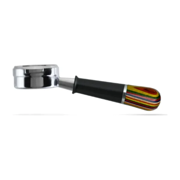 Pesado Naked Portafilter, black & iris handle, main view