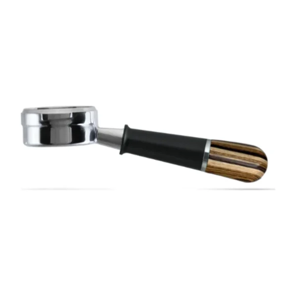 Pesado Naked Portafilter, black & riga handle, main view