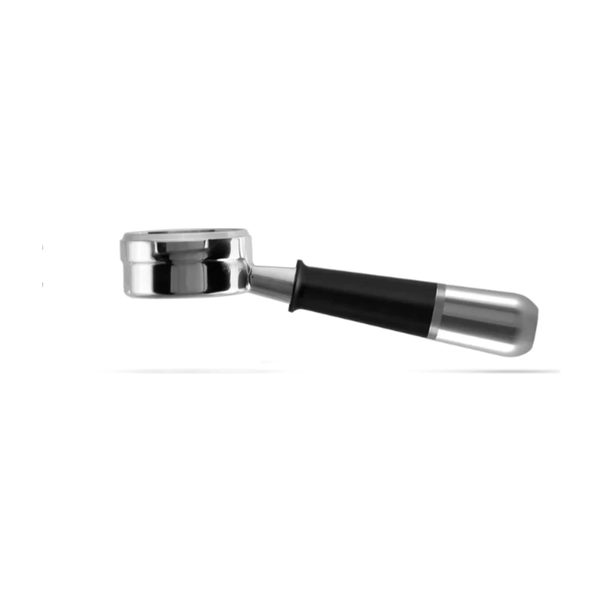 Pesado Naked Portafilter, black & silver handle, main view