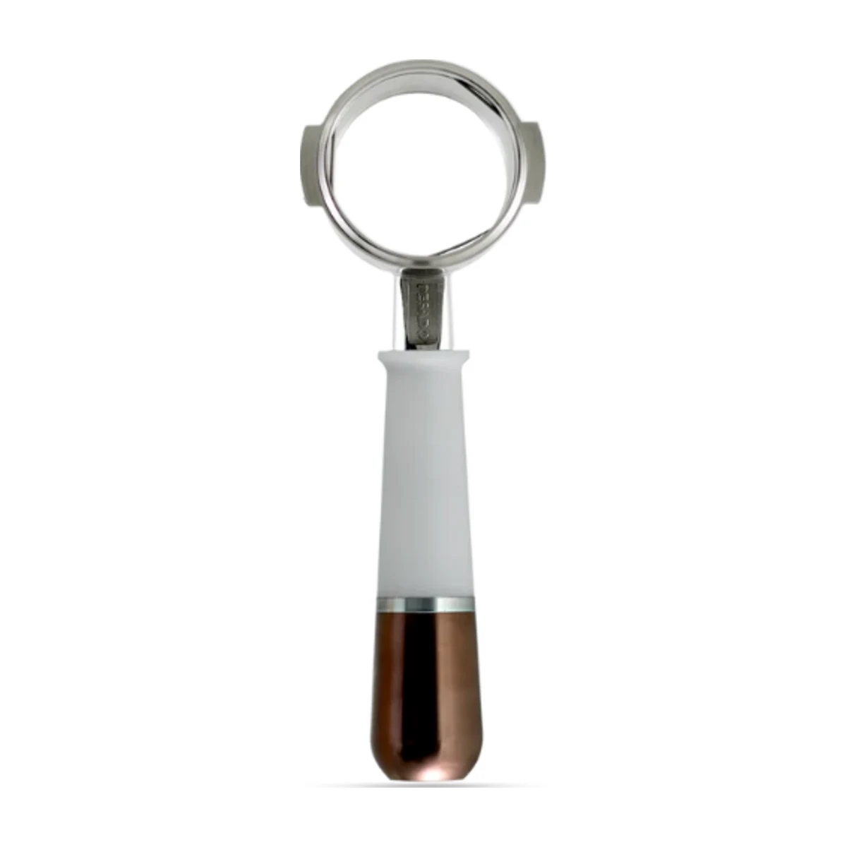 Pesado Naked Portafilter, angled view