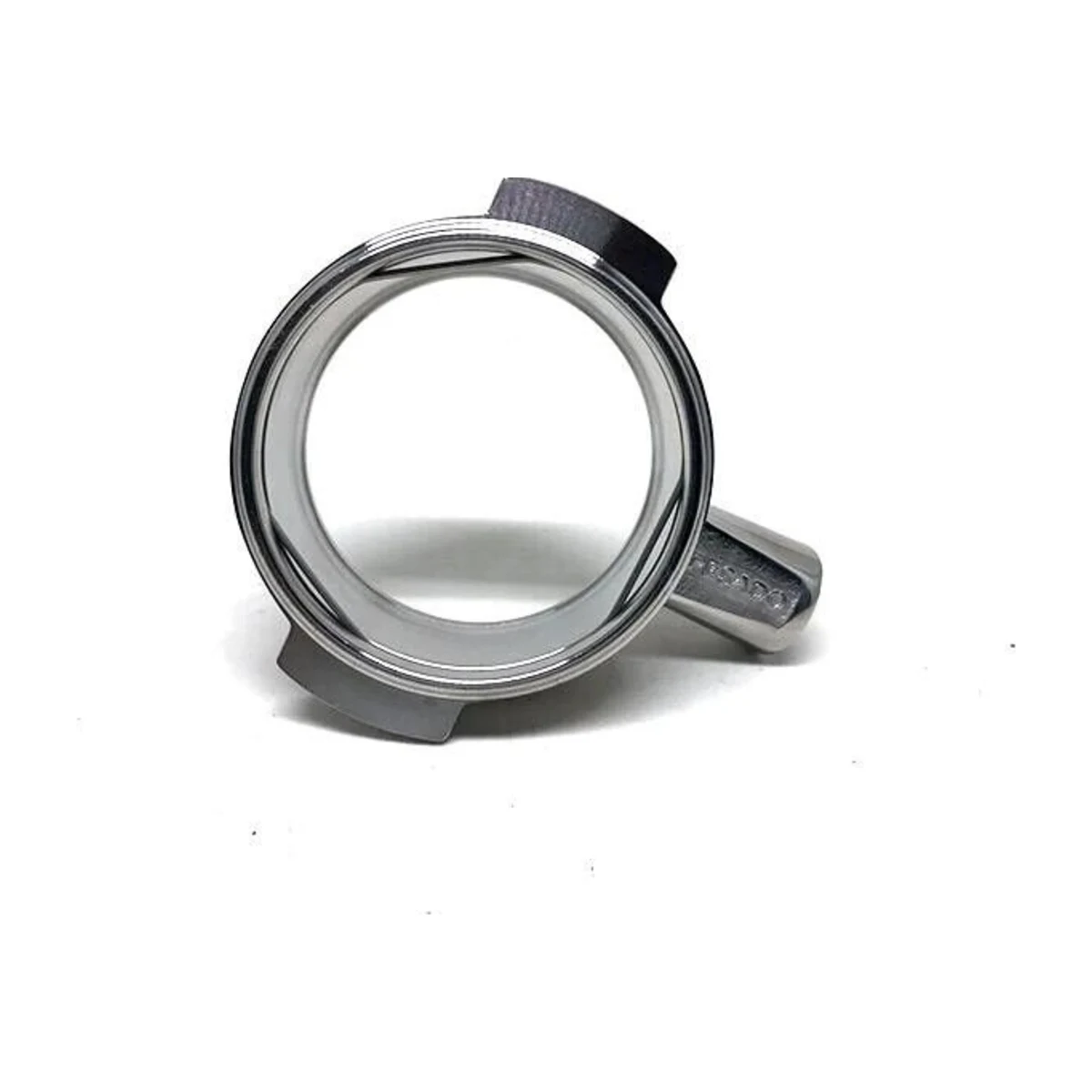 Pesado Naked Portafilter, angled view