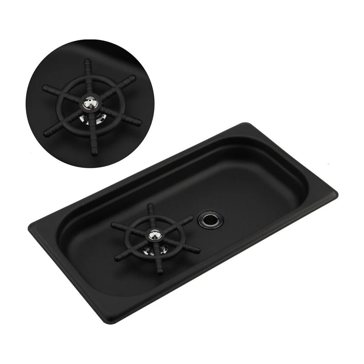 Pitcher Rinser with Drip Tray, tray with grate removed