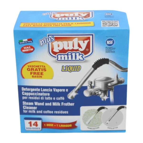Puly Milk Plus Liquid, box front