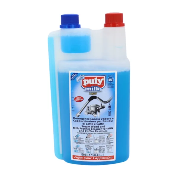 Puly Milk Plus Liquid Milk Frother Cleaner, bottle front