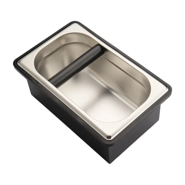 Rectangular Coffee Knock Box, assembled top view