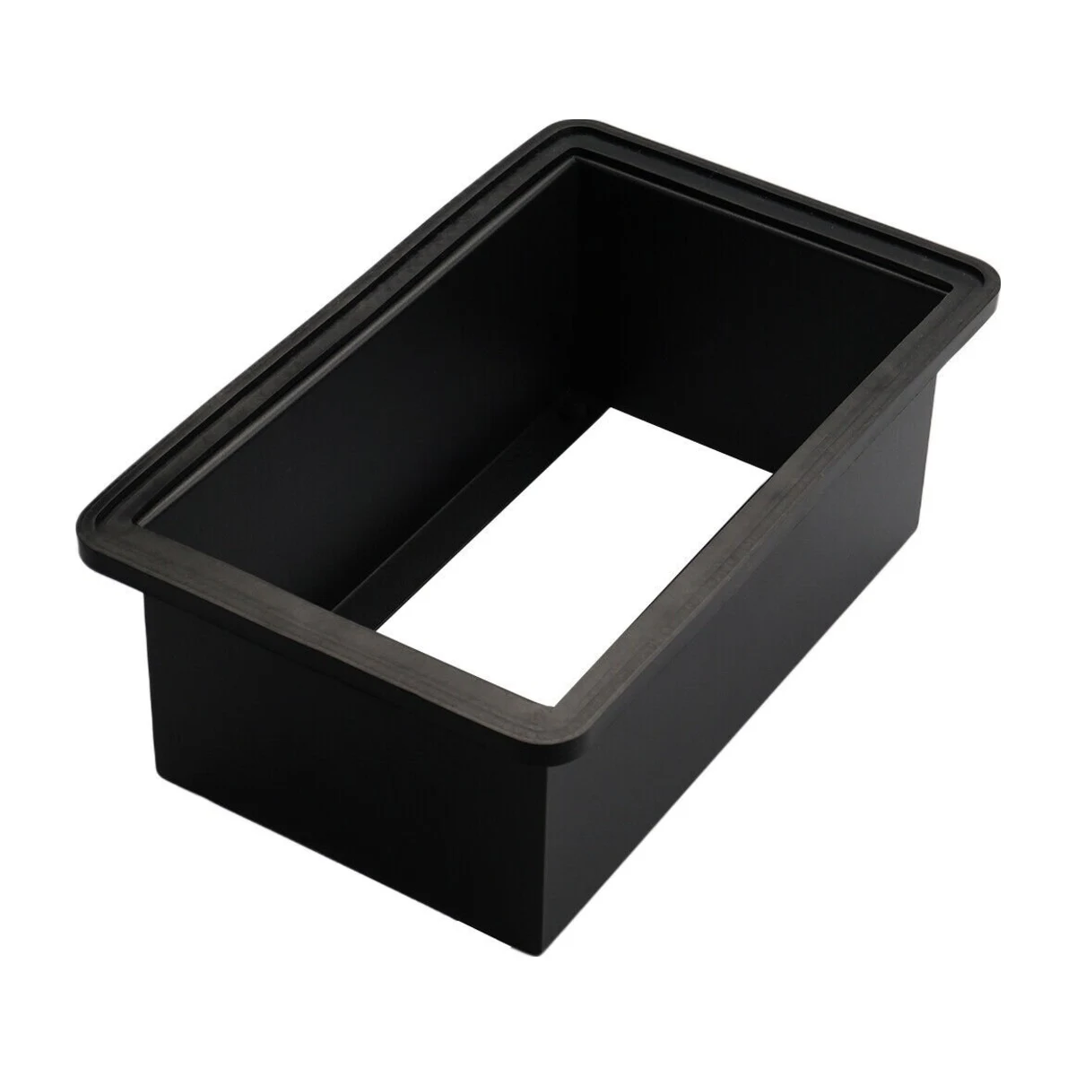 Rectangular Coffee Knock Box, black sleeve