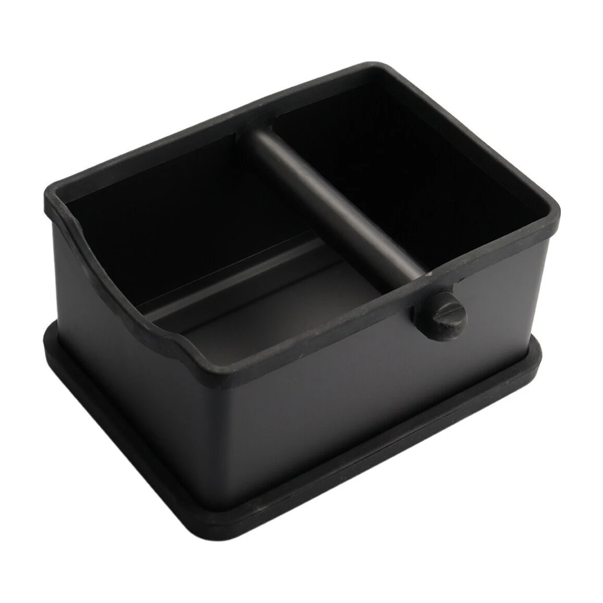 Rectangular Coffee Knock Box, top three-quarter view