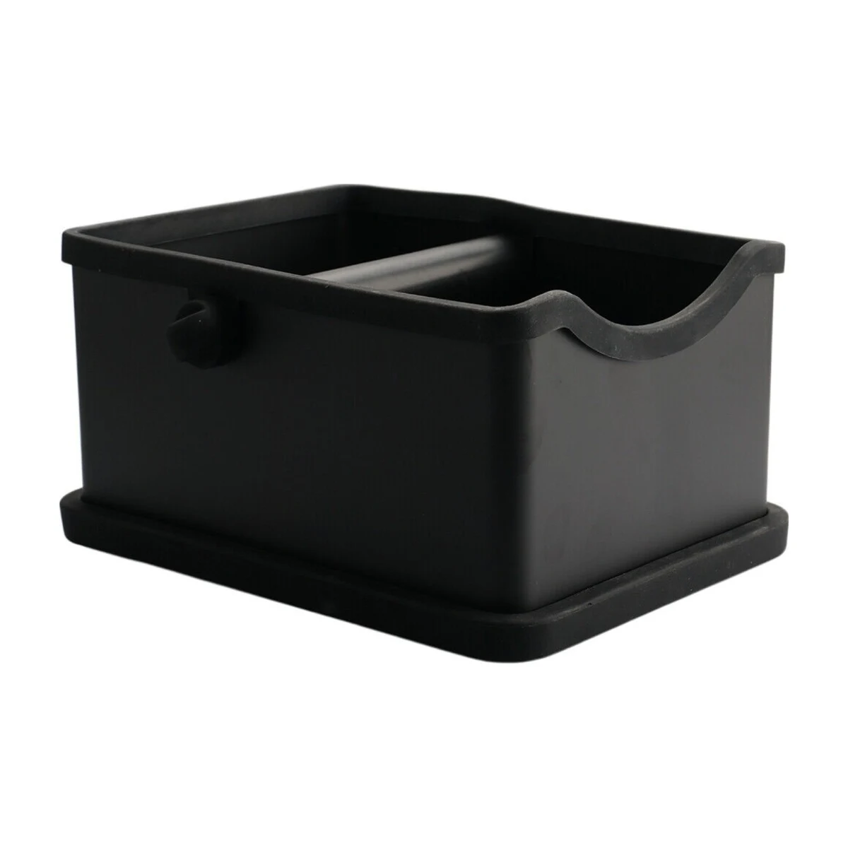 Rectangular Coffee Knock Box, side view