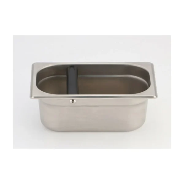 Rectangular Coffee Knock Box, stainless steel insert