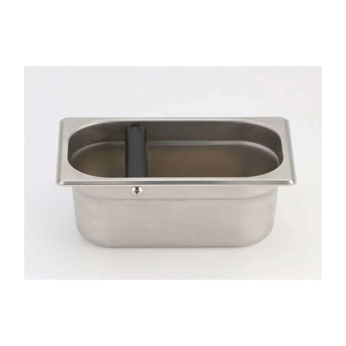 Rectangular Coffee Knock Box, stainless steel insert