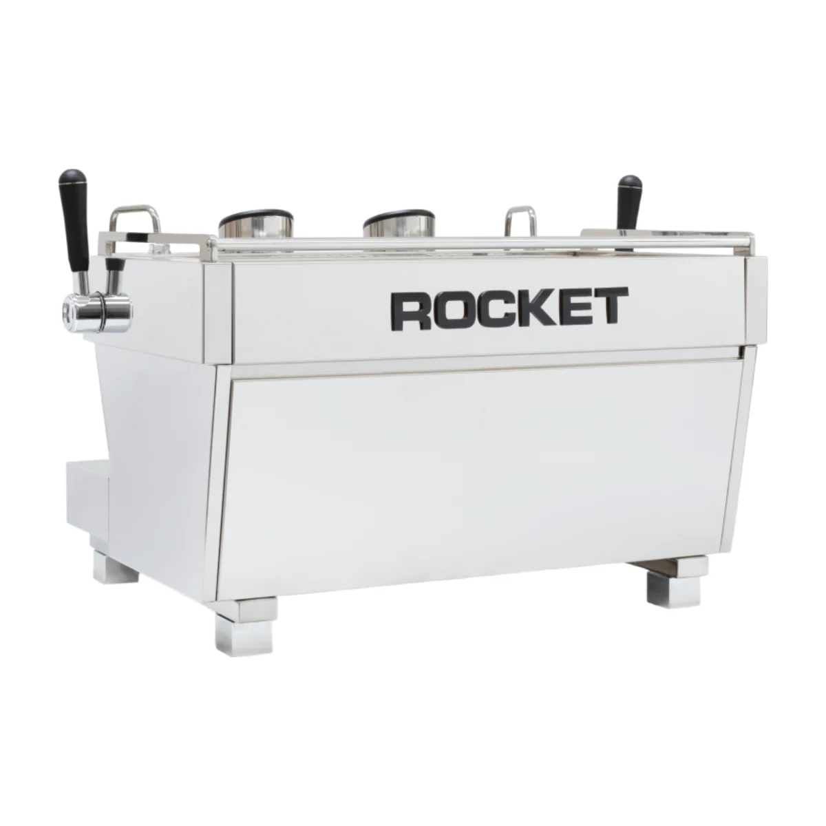 Rocket Doppia 2 Group, rear three-quarter view with Rocket logo panel