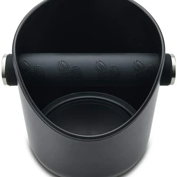 Round Coffee Knock Box, top view