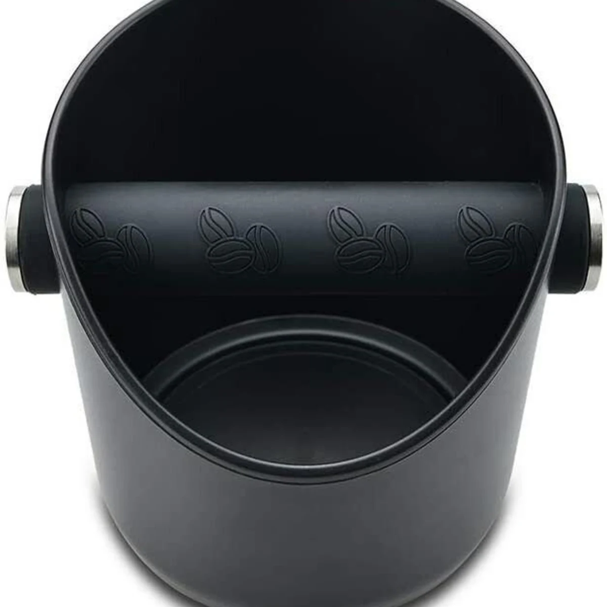 Round Coffee Knock Box, top view