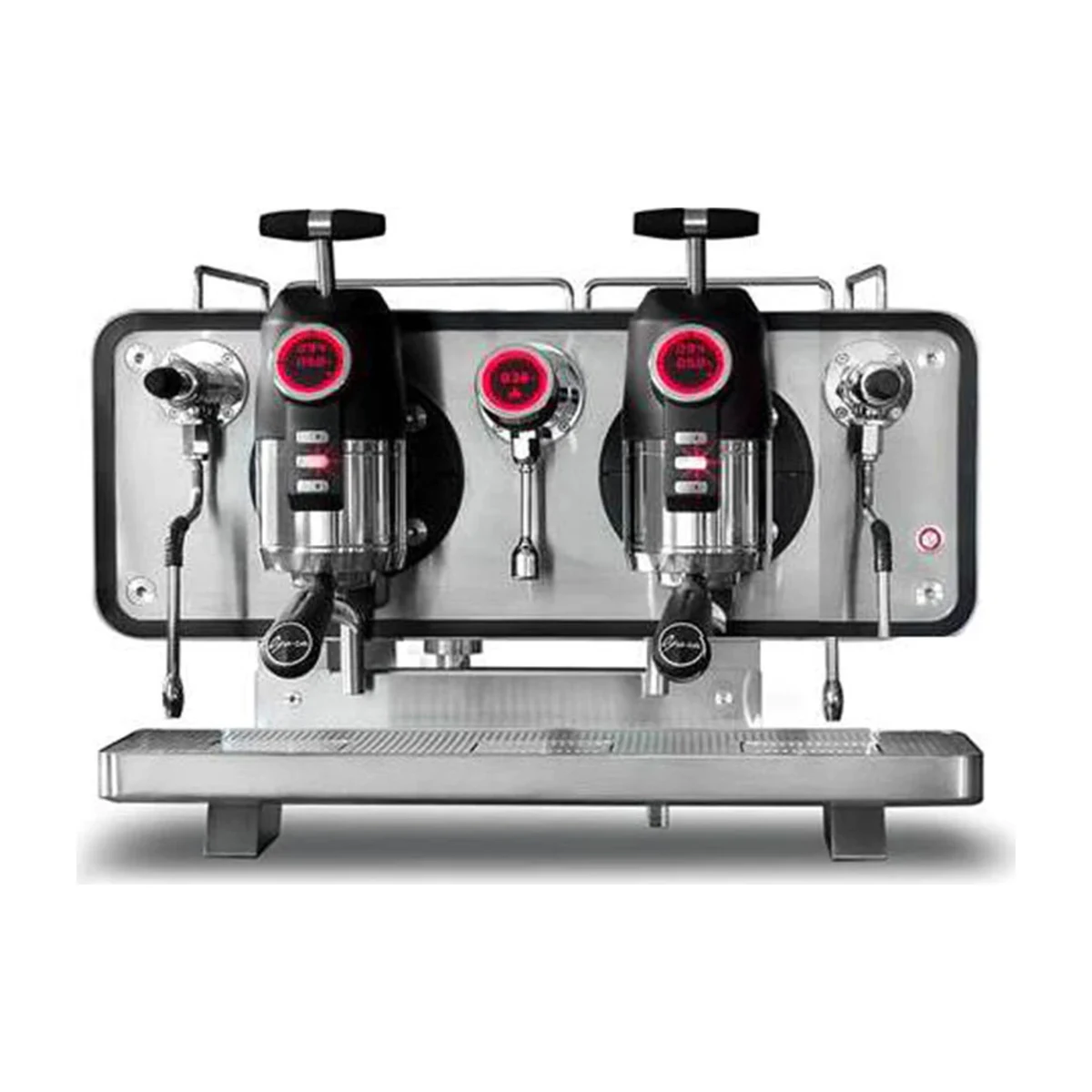 Sanremo Opera 2 Group with Acaia Scales, front view