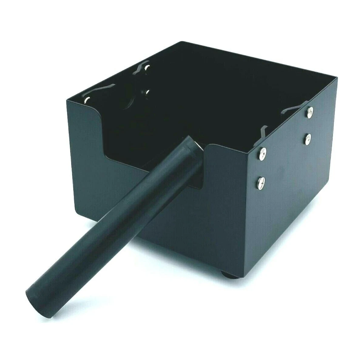 Square Coffee Knock Box, knock bar removed