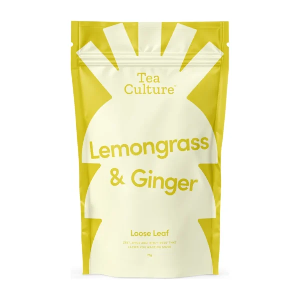 Tea Culture Organic Lemongrass & Ginger Tea – loose leaf