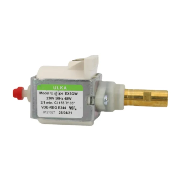 Ulka EX5GW Vibration Pump 48 W 230 V, label side view