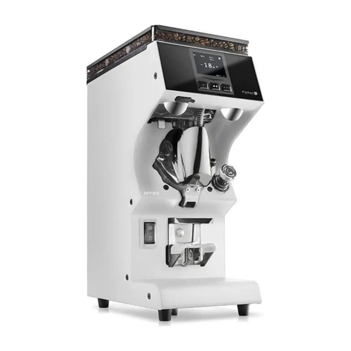 Victoria Arduino Mythos MY85 coffee grinder, white finish