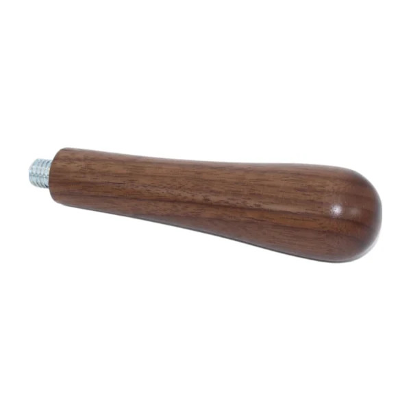 Walnut Portafilter Handle, side view