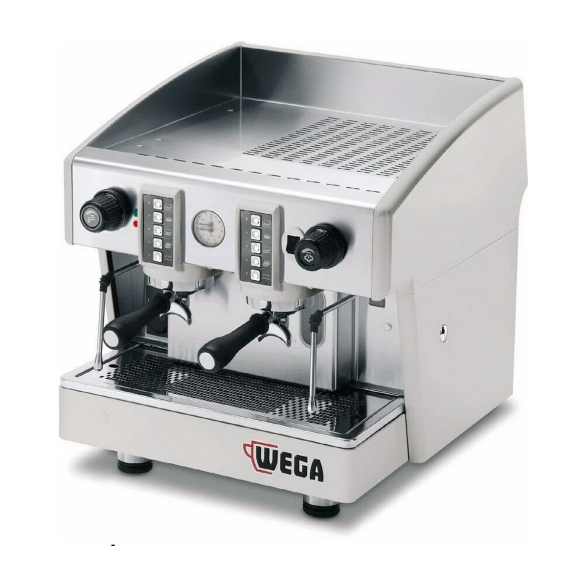 Wega Atlas EVD 2 Group, white, front three-quarter view, compact