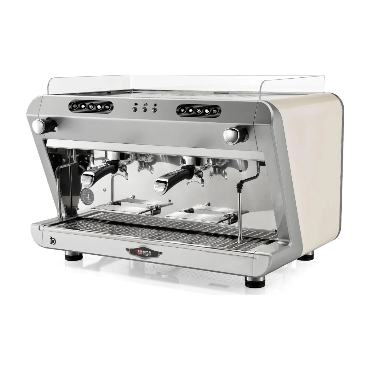 Wega IO EVD 2 Group, white, front three-quarter view